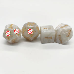 Acryl Veelvlakken Sex Dobbelstenen Set Groothandel Bulk Liefde Bondage Spel Voor Koppels - Product Image 1