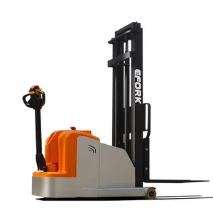 Üst kat kullanımı Mini forklift yeni forklift 900 kg 3m bakım dostu pil elektrikli denge tipi palet istifleyici