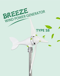 Turbina eólica Nueva llegada 100W 200W 300W molino de viento planta de energía eje horizontal generador de viento turbina eólica para uso doméstico