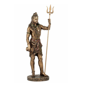 Chất Lượng Tốt Nhất Kim Loại Brass Đúc Home & Văn Phòng Thủ Công Trang Trí Nội Thất Lord Shiva Điêu Khắc Ấn Độ Thiên Chúa Bức Tượng - Product Image 6