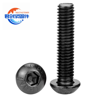 Sekrup Baut Kepala Plastik Hex Socket M2 M3 M4 ISO7380 Baja Lapis Fosfat Hitam Kelas 6 Harga Murah Langsung dari Pabrik Selatan