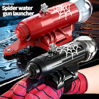 Pistolet à eau électrique Spider Web, jouet à tir automatique continu, lanceur d'eau au poignet avec une portée de 5 m