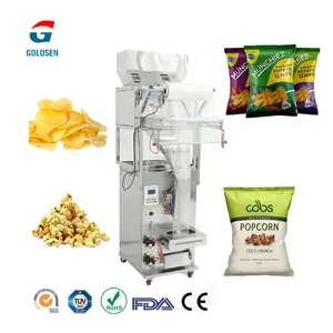 Weeg-En Verpakkingsmachine Multifunctionele Stikstofspoelchips Microgolfpopcornverpakkingsmachine Voor Kleine Bedrijven