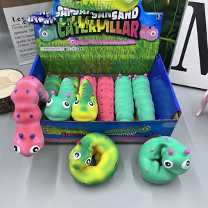 ของเล่นหนอนผีเสื้อแบบดึงและบีบ ขนาด 16.5 ซม. ยอดนิยม นุ่มมาก บรรเทาความเครียด ของขวัญสำหรับเด็กและผู้ใหญ่ พกพาสะดวก ของขวัญสุดสร้างสรรค์ - Product Image 1