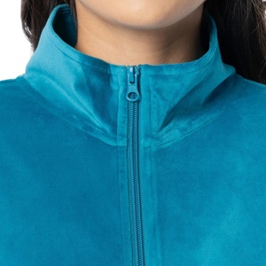 Vêtement de sport en molleton léger et respirant, 100% nylon, uni, grande taille, décontracté, pour femmes, marque personnalisée en gros, hiver - Product Image 4