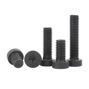 Vis à tête ronde en acier oxydé noir M2/M6 16mm/25mm Grade 10.9 & 12.9 Métrique Entièrement Filetée pour l'Assemblage de Machines - Product Image 6