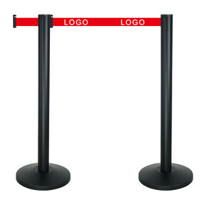 Cintura retrattile in alluminio nero cromato, - Product Image 1