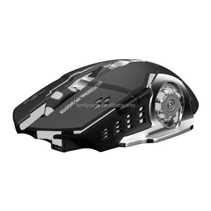 2.4G <span class=keywords><strong>Mouse</strong></span> Wireless Gaming <span class=keywords><strong>Mouse</strong></span> RGB ricaricabile USB con 7 colori retroilluminati 6 pulsanti silenziosi Dual Mode per Computer portatile PC - Product Image 3