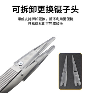 แหนบ VETUS ด้ามจับกันลื่นแบบปลายอ่อน เครื่องมือความแม่นยำระดับอุตสาหกรรม - Product Image 3