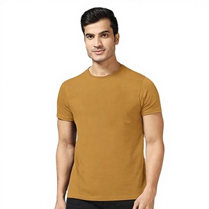 T-shirt d'été pour homme à col rond, séchage rapide, 100% coton, coupe ample, décontracté, manches courtes, haute qualité, personnalisable - Product Image 1