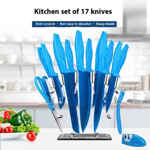 Wholesale Price Stainless Steel Kitchen <b>Knives</b> Set Gold Kitchen Utensils Sets Kitchenware Items - Product Image 2