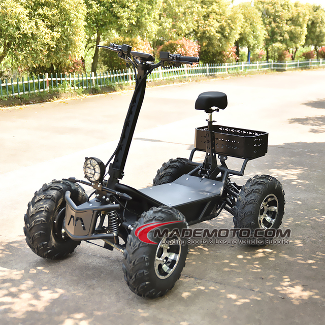4 Wheeler Motorcycle and Offroad Mobility Scooter Fun 8000W 4X4 Electric ATV