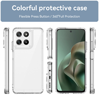 Coque de téléphone portable transparente anti-rayures, fine, souple, en TPU + dos rigide en acrylique pour Motorola Moto G37 G47 G57 G67 Power G100