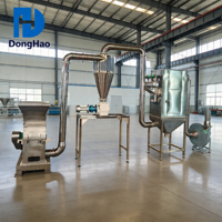 Broyeur à marteaux industriel en acier inoxydable Donghao, refroidissement par eau, anti-explosion, pour la transformation alimentaire, multifonctionnel, 3-15 kW