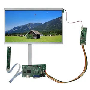 Panel táctil opcional 10,1 pulgadas 1024*600 TN TFT LCD pantalla táctil 10,1 pulgadas LVDS 40 pines interfaz con kits completos de placa de controlador