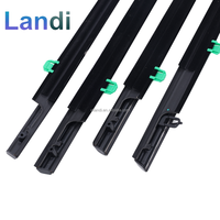 Sellos de Ventana Automotrices Premium de PVC de Alta Calidad, Color Negro, Reemplazo Directo para Sentra B13