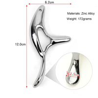 Outil de massage Gua Sha ergonomique en alliage de zinc personnalisé OEM pour le corps entier avec marque privée
