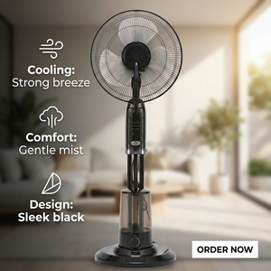 2026 Hot Sale Water Spray <b>Standing</b> Fan With Remote <b>Control</b> 220V Mist Floor Misting Fan Spray Fan Mist Spray Fan Misting Fan Spra - Product Image 5