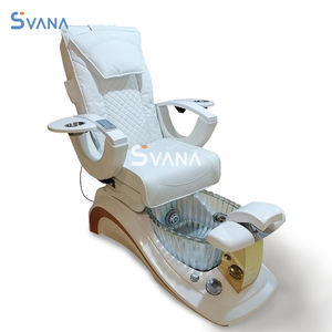 Mobilier professionnel de salon fauteuil de pédicure de luxe pour massage complet du corps spa pour les pieds avec bol en verre - Product Image 5