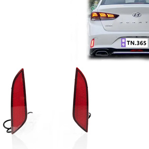 Inginuity Time Luces Traseras LED Para Hyundai Sonata 2018 2019 Con Indicador Secuencial DRL (rojo