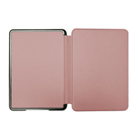 Casing Kulit PU dengan Logo Kustom dan Cangkang Belakang Keras PC untuk Kindle Paperwhite Generasi ke-13 2026 (KPW7) 7 inci, Casing Pelindung