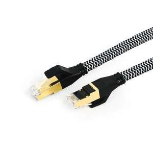สายแพทช์เน็ตเวิร์ค <span class=keywords><strong>Cat8</strong></span> RJ45 <span class=keywords><strong>ราคา</strong></span>โรงงาน รองรับ PoE สายทองแดงหุ้มฉนวน FTP พร้อมปลอกหุ้ม PVC/LSZH - Product Image 3