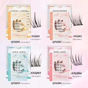ขนตาปลอมแบบติดเอง Yelix Glue Free Self Adhesive Cluster Lashes 42 ช่อ รุ่น Sunflower Extensions ขนตา PBT แบบเพิ่มวอลลุ่ม ชุด DIY ทำเอง - Product Image 2