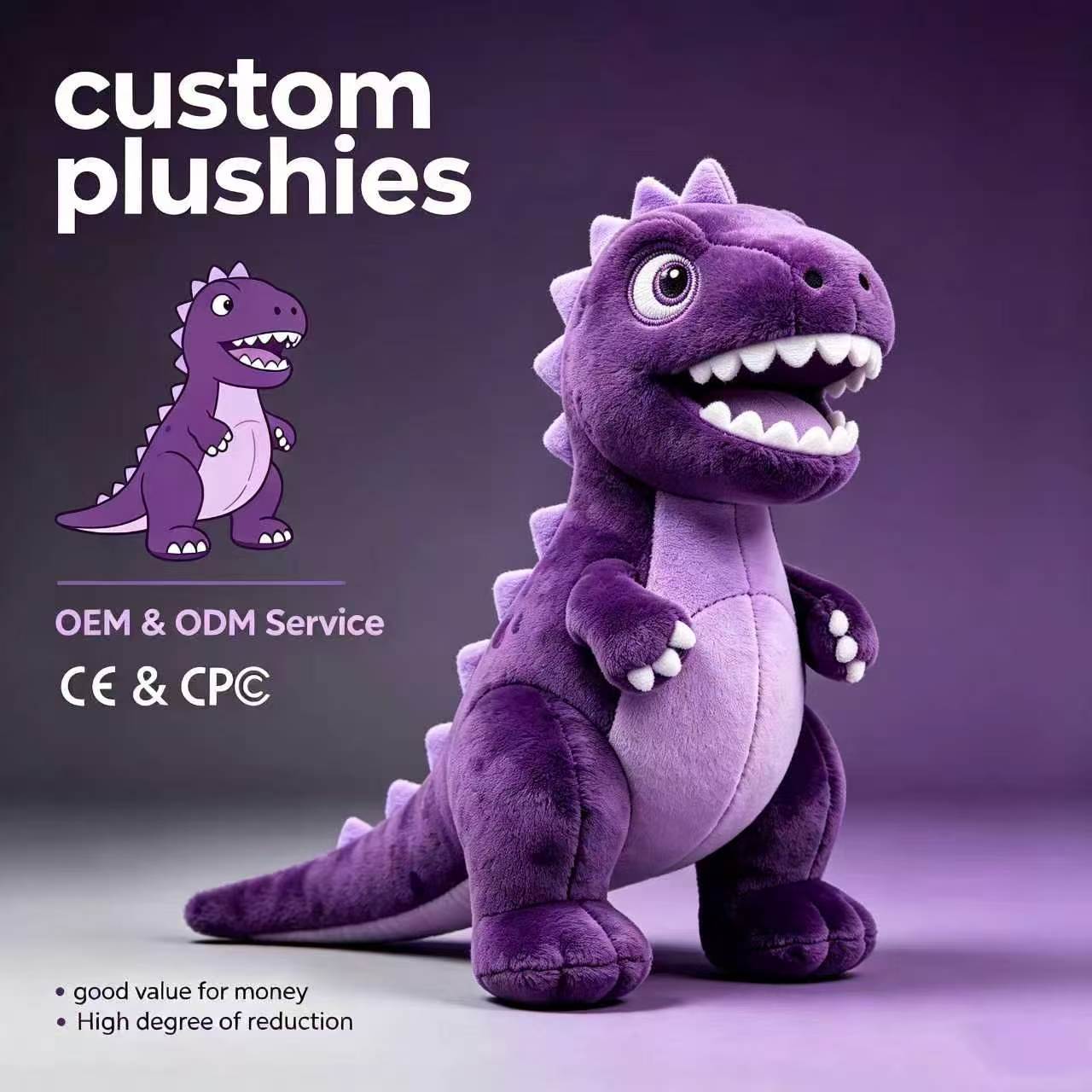 かわいくて安全な紫ドラゴンぬいぐるみ、ギフトに最適-Alibaba.com