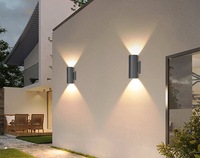 Applique murale LED 10W/12W bidirectionnelle étanche IP65 en aluminium pour extérieur, maison, jardin, hôtel