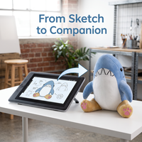 Peluche Requin Personnalisée Brodé Super Doux avec Chaussures, Mignonne Poupée Dessin Animé OEM ODM Faible MOQ Vente en Gros Cadeau Enfant Anti-Stress