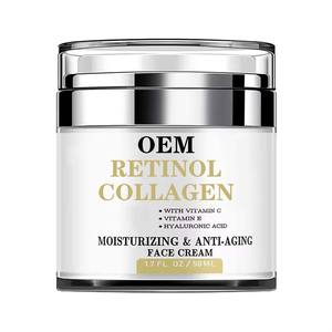 <span class=keywords><strong>Crema</strong></span> Antienvejecimiento y Renovadora de Piel Todo en Uno - Con Retinol, Colágeno, Vitaminas C/E y Ácido Hialurónico para Exfoliar, Reafirmar e Iluminar - Product Image 1