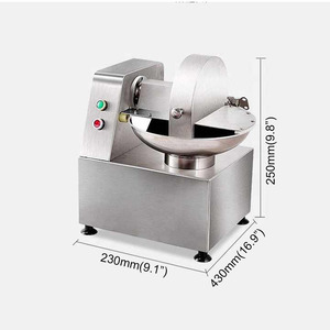 Máquina para picar y mezclar carne, tazón de 5.5L y picadora Buffalo, producción de 176 lbs/h, mezcladora profesional de 370W - Product Image 2