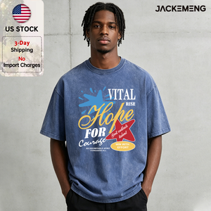 T-shirt Oversize Rétro Streetwear Vital Hope <span class=keywords><strong>Courage</strong></span> – Entrepôt Local USA – Vente en Gros Hip Hop Manches Courtes - Product Image 1