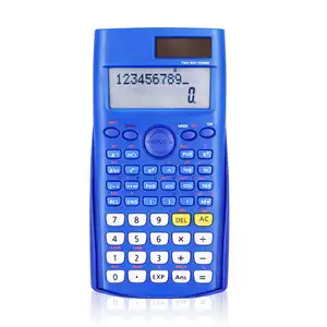 Burger Calculator Wetenschappelijke Calculator Voor Student Met Cover Multifunctioneel Lcd-Scherm 10 Cijfers Plastic Kalender