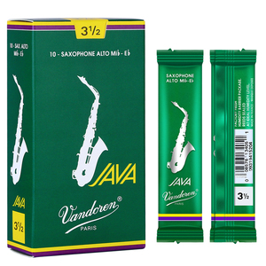 France Vandoren Eb Alto Saxophone Reeds <strong>JAVA</strong> Green Box Musical Instrument Accessories - Product Image 4