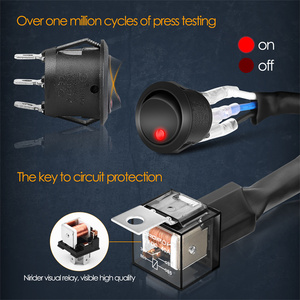 12V phổ đồ đạc 2.5 mét 98 inch 8 feet chiều dài 120W DT Xe Xe dẫn ánh sáng hệ thống dây điện khai thác các nhà sản xuất - Product Image 4