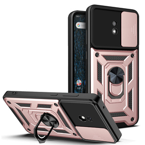 Étui de téléphone pour Nokia <span class=keywords><strong>C10</strong></span>, protection de l'appareil photo coulissant magnétique en métal antichoc - Product Image 5