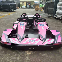 Kart de Carreras Eléctrico de Alta Calidad con Motor Dual de 24V 350W de Alto Torque, Kart de Carreras de 2 Plazas, Kart de Derrape