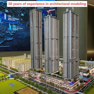 Modello Architettonico in Scala 1:100 Personalizzabile, <span class=keywords><strong>Progetto</strong></span> di Costruzione 3D con Illuminazione LED - Product Image 5