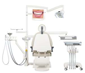 L'attrezzatura dentale viene utilizzata come una sedia per il trattamento dentale intera sedia da operatore dentale multifunzionale da pavimento - Product Image 2