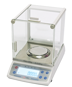 전자 저울 <span class=keywords><strong>0.001g</strong></span> 1mg 전자기력 분석 저울 자동 외부 교정 JD-3 200g 용량 - Product Image 1