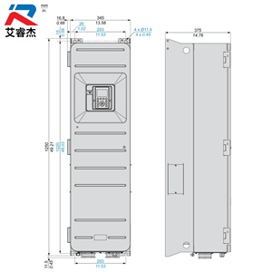 ตัวแปลงความถี่ใหม่แท้รุ่น ATV650D55N4 Altivar ATV600 ไดรฟ์ปรับความถี่ 3 เฟส 380-480V 55kW ATV650D55N4 - Product Image 2