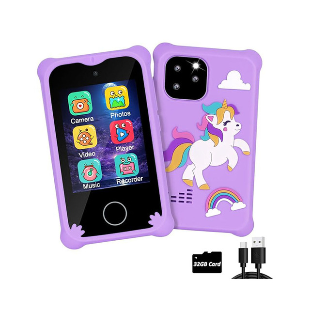 Factory Kids Toy Phone Children's Mobile Phone with 3 Camera 2.8 Inch Large Touchscreen for Mug Shot