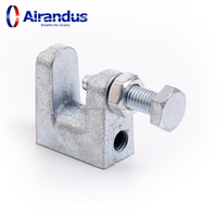Abrazadera Universal para Vigas, Soporte Galvanizado, Abrazadera Tipo Tigre, Seguridad en Operaciones de Tuberías Rectangulares