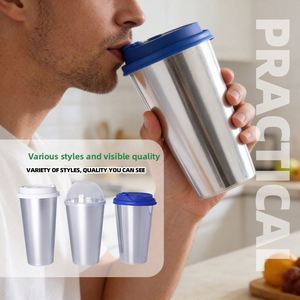 Couvercle moulé par injection pour gobelet à thé au lait arc-en-ciel argenté de 90 mm de diamètre, en PP avec revêtement intérieur métallisé ; Couvercle pour gobelet à boisson froide à emporter - Product Image 2