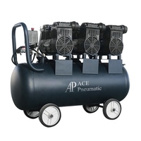 Compresseur d'air électrique portable ACE en cuivre pur, sans huile, silencieux, pour la menuiserie, l'aérographe, la peinture, la réparation automobile