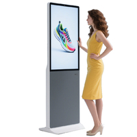 Pantalla de Señalización Digital 4K Ultra Delgada de 43/49/55 Pulgadas, Pantalla Publicitaria Vertical para Interiores, para Centros Comerciales y Hoteles
