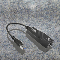 Adaptador de red con cable USB 3,0 Gigabit/100Mbps, superventas del fabricante, interfaz externa sin controlador con WIFI en stock