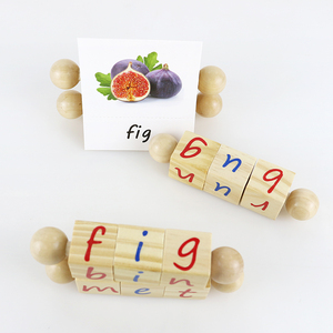 Bloques de Madera Educativos para Niños, Juguetes Inteligentes de Alta Calidad, Montessori, para Aprender a Deletrear y Leer Palabras - Product Image 5