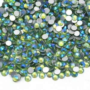 Cristal de pêche AB de haute qualité, 16 facettes coupées, pierre Non chaude, <span class=keywords><strong>Strass</strong></span>, verre à dos plat, <span class=keywords><strong>Strass</strong></span>, vente en gros - Product Image 6